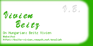 vivien beitz business card